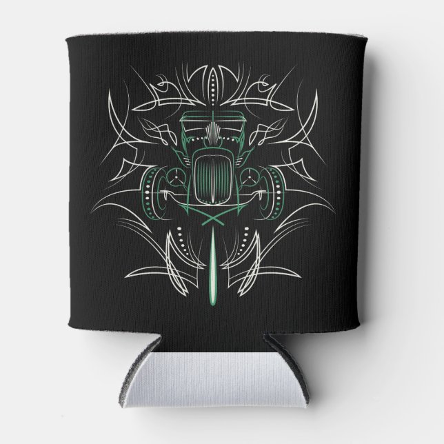 Pinstriping Hot Rod Dosenkühler (Vorderseite)