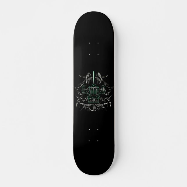 Pinstriping Hot Rod Skateboard (Vorne)