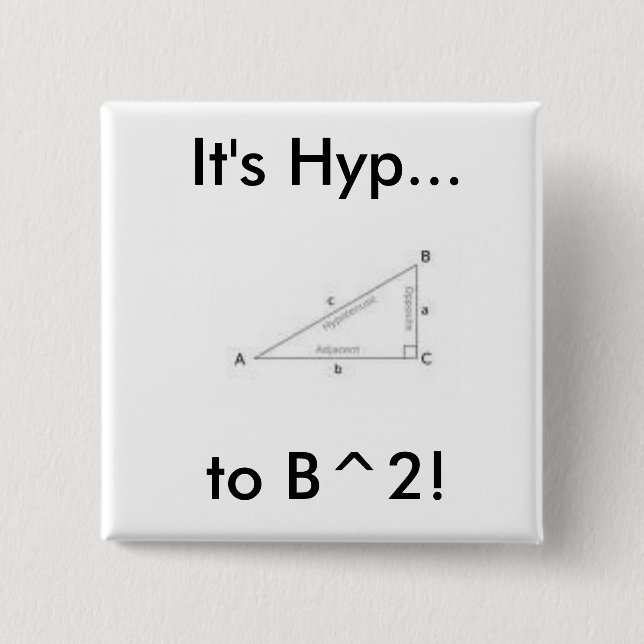 Pint 1, ist es Hyp… zu B^2! Button (Vorderseite)