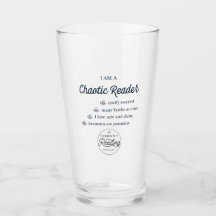 Pint-Glas mit Chaotic Reader