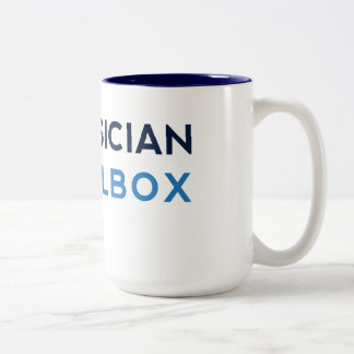 Pint-Kaffee-Tasse Zweifarbige Tasse