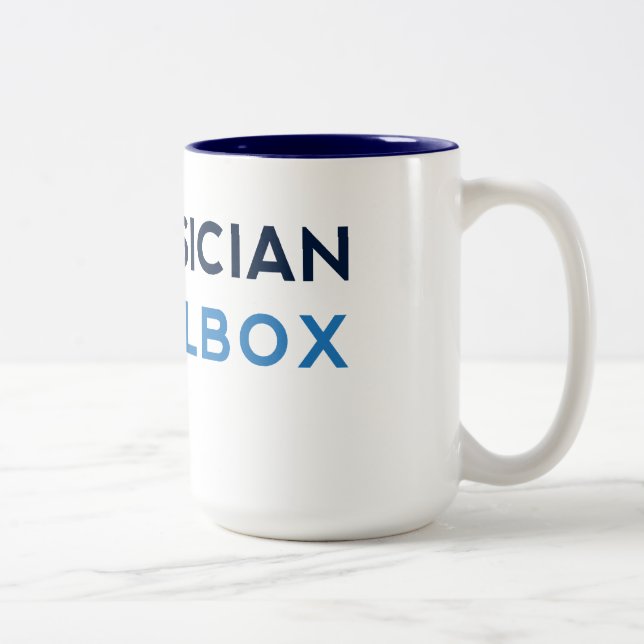 Pint-Kaffee-Tasse Zweifarbige Tasse (Rechts)