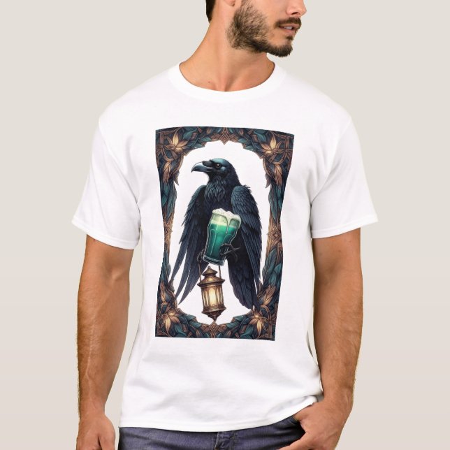 Pint of No Regrets Just Shenanigans Raven T-Shirt (Vorderseite)