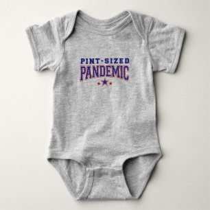 Pint-Sized Pandemic Unisex Hipster Baby One-Piece Strampler