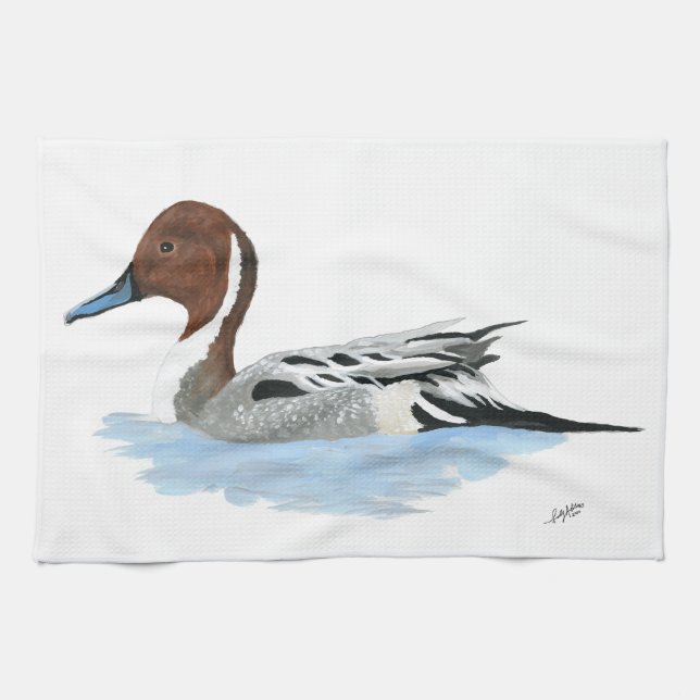 Pintail Duck Geschirrtuch (Horizontal)