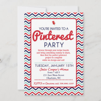 Pinterest-Party-Einladung Einladung
