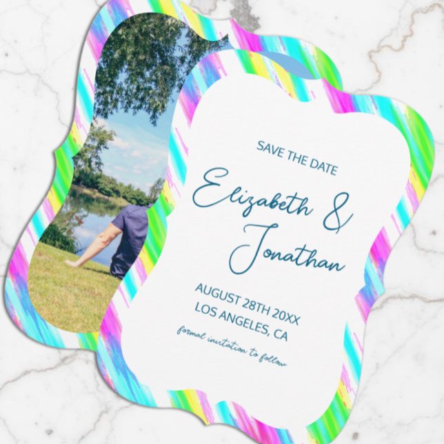 Pinterly Brushstrikes Save The Date (Von Creator hochgeladen)