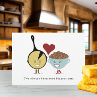 Pinto Beans & Cornbread Liebe Valentinstag Pun