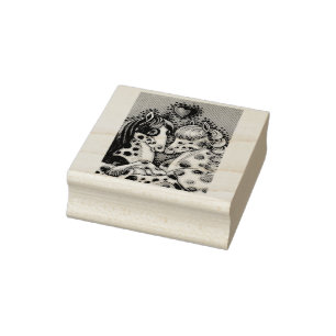 PINTO PASSION PONIES, PFERDE RUBBER BRIEFMARKE GUMMISTEMPEL