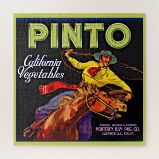 Pinto vegetable crate label puzzle