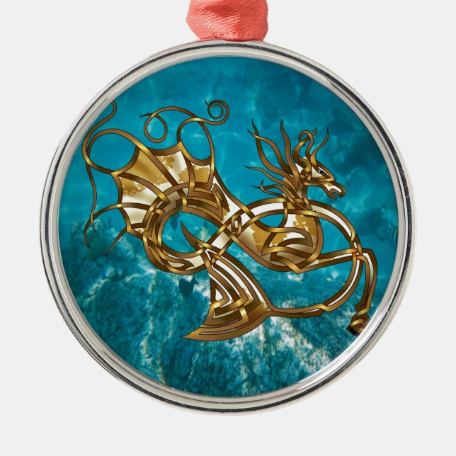 Pintocampus Silbernes Ornament (Vorne)