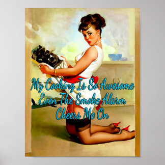 Pinup aus den 1950er Jahren Ließ's Eat Out by Gil Poster