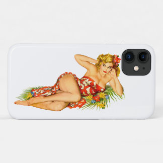 Pinup Button Up Girl Case-Mate iPhone Hülle