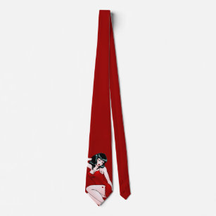 Pinup Girl Krawatte 50's Pinup Girl Neckties