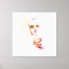 Pinup Girl  Leinwanddruck