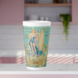 Pinup Girl Personalisiert Milchtasse