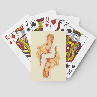 Pinup-Mädchen-Spielkarten Spielkarten