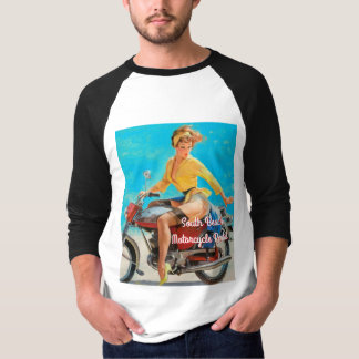 Pinup Motorrad T-Shirt