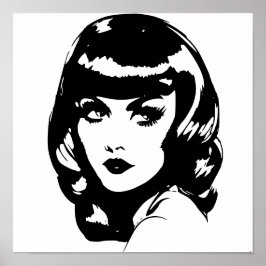 Pinup Print, Value Poster Paper (Matte)