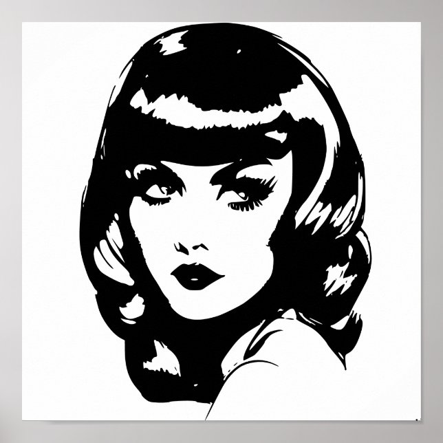 Pinup Print, Value Poster Paper (Matte) (Vorne)