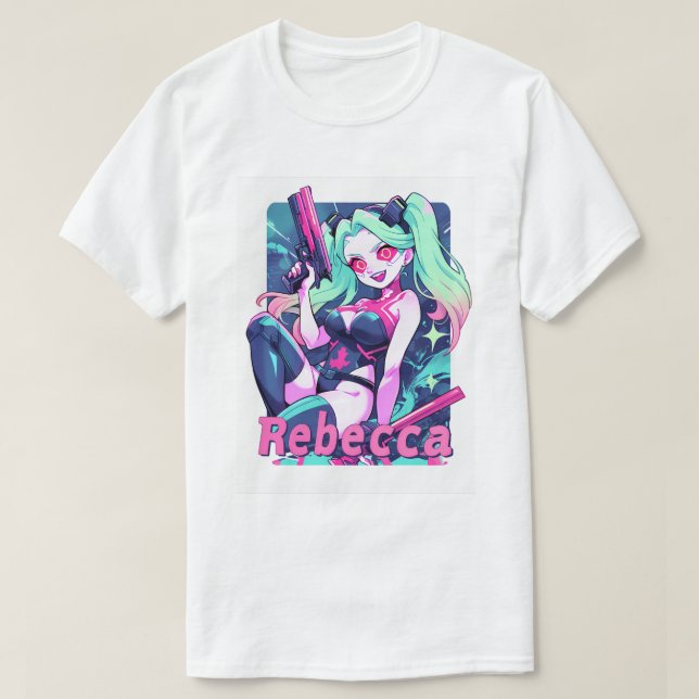 Pinup Rebecca 124 T-Shirt (Design vorne)