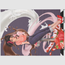 Pinup Rockabilly Retro Milkshake Montag Decoupage