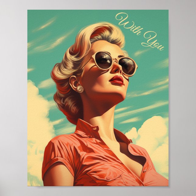 Pinup Vintage Poster (Vorne)