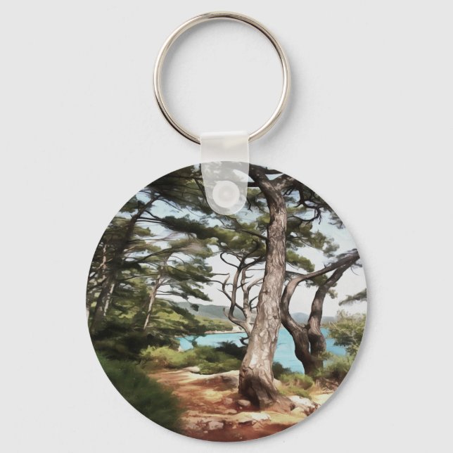 Pinus pinea Pinacoteca Schlüsselanhänger (Vorderseite)