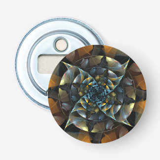 Pinwheel Abstrakt Art Button Flaschenöffner