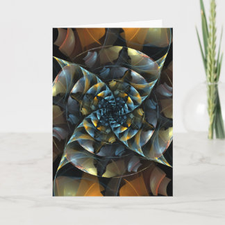Pinwheel Abstrakt Art Grußkarte Karte