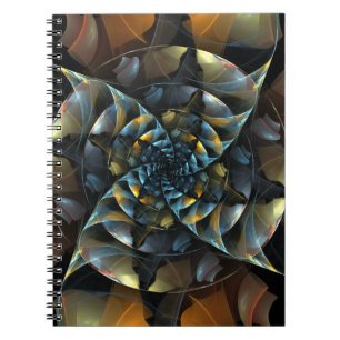 Pinwheel Abstrakt Art Notebook Notizblock