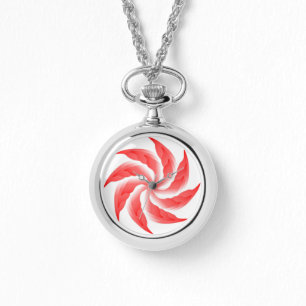 PINWHEEL-BLUME ARMBANDUHR