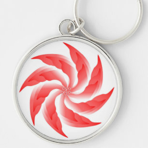 PINWHEEL-BLUME SCHLÜSSELANHÄNGER