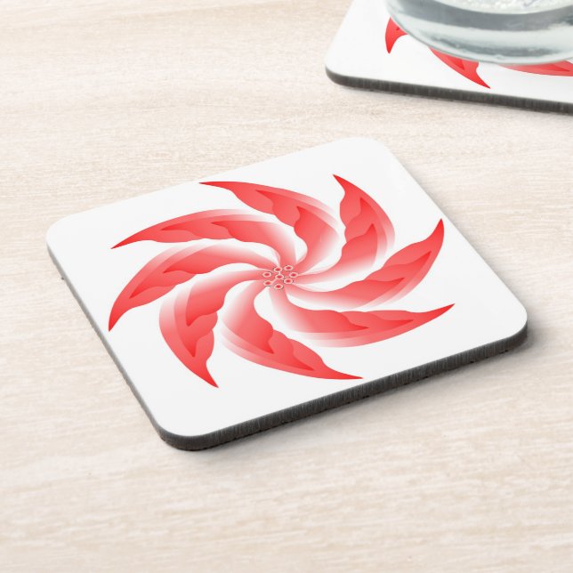 PINWHEEL-BLUME UNTERSETZER (Linke Seite)