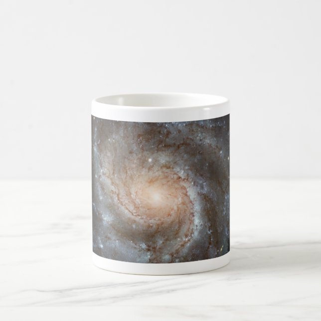 Pinwheel galaxy Hubble Telescope WeltraumFoto Tasse (Mittel)