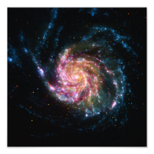 Pinwheel Galaxy Spirale Space Fotodruck