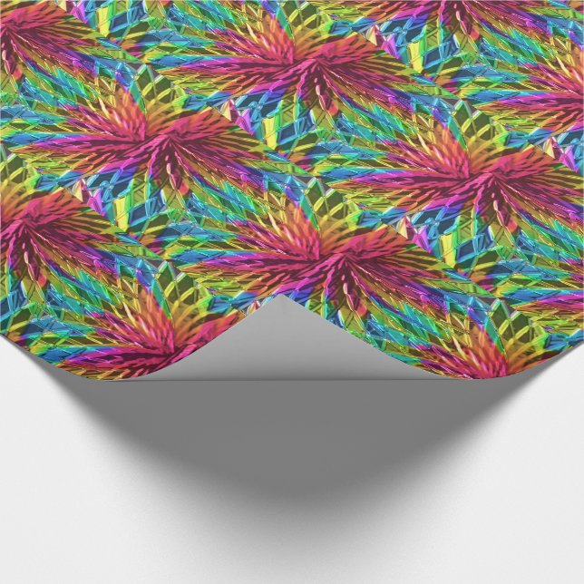 Pinwheel Glass Art 1 Geschenkpapier (Ecke)