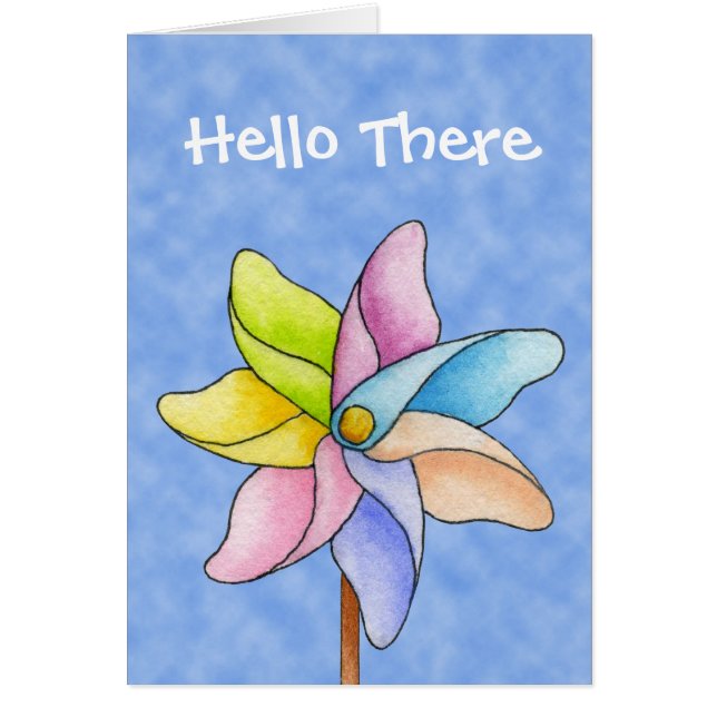 Pinwheel-Karte (Vorne)