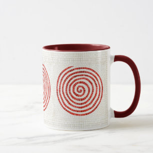 PINWHEEL MOSAIC Maroon Combo Tasse