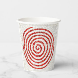 PINWHEEL MOSAIC Paper Cup Pappbecher