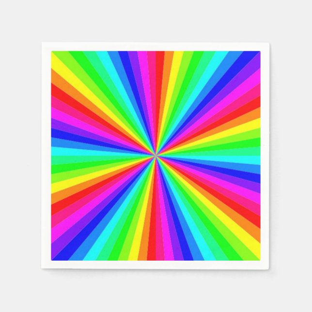 PINWHEEL RAINBOW SERVIETTE (Vorderseite)