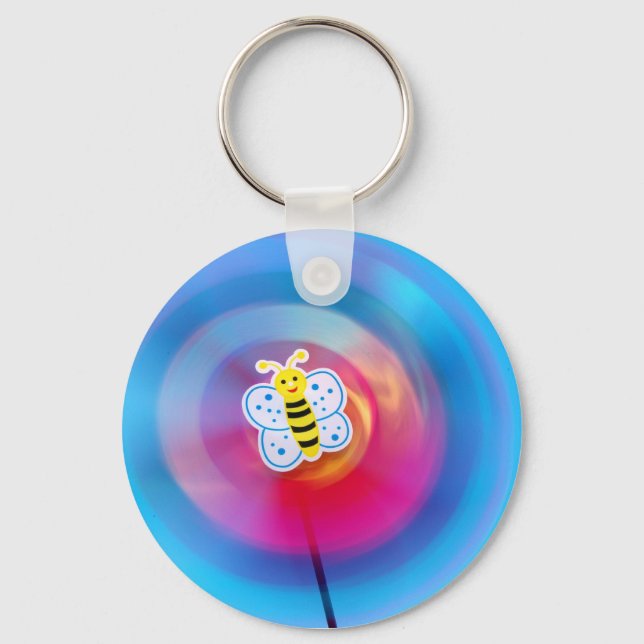 Pinwheel Schlüsselanhänger (Vorderseite)