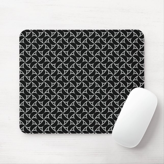 Pinwheel Spiral Abstrakte Illusionen Linie Art Mousepad (Mit Mouse)