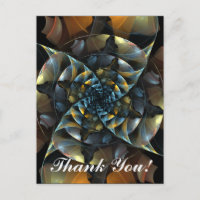 Pinwheel Vielen Dank Postcard