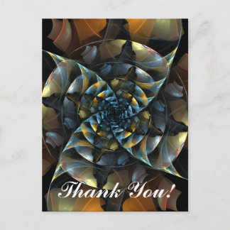 Pinwheel Vielen Dank Postcard Postkarte