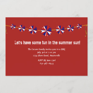 Pinwheels-Einladung Einladung