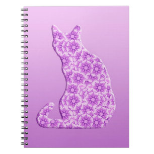 Pinwheels Katze - Lavendel, lila Notizblock