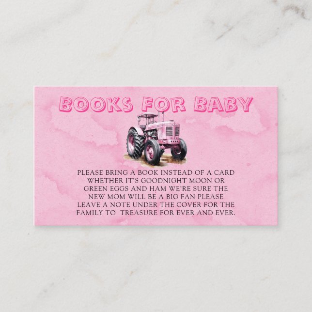 Pinzette Wasserfarbe Girl Books für Kinder Begleitkarte (Vorderseite)