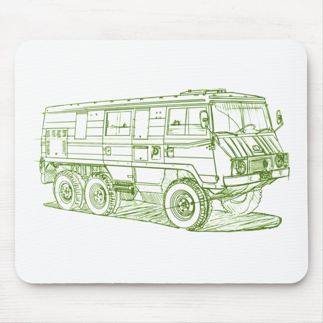 Pinzgauer 712K 6x6 Mousepad (Vorne)