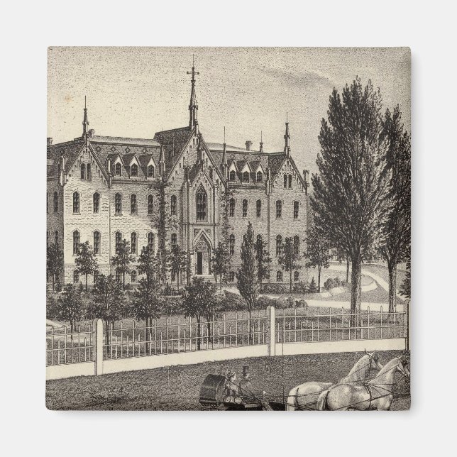 Pio Nono Uni & Normal School Magnet (Vorne)